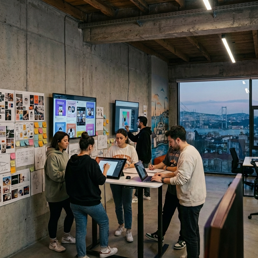 Swan Digital Ekibi Toplantı Halinde
